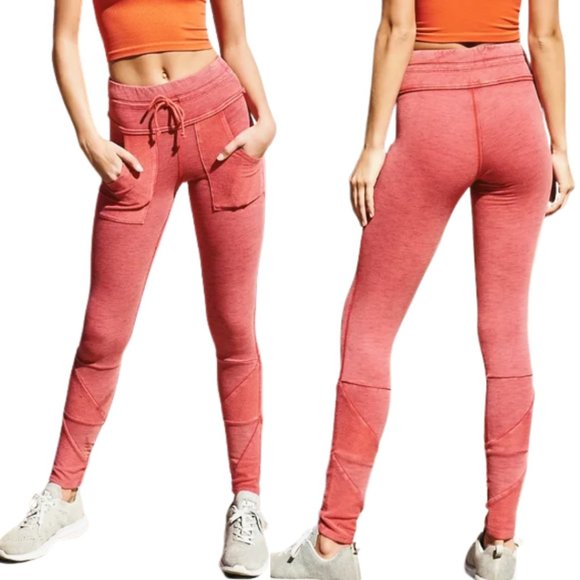 Free People Pants - NEW Free People Movement Kyoto Womens Legging Rose Size XS
